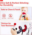 hahaland Car Seat Baby Toys 0-3 Months Developmental Carseat Toys for Infants 0-6 Months Stroller Baby Toys 6 to 12 Months Infant Toys for Ages 0-2 Baby Girl Gifts Travel Toys 0-6 Months by TinyTreasures Baby Boutique
