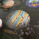 Jumbo Floor Puzzle for Kids, Large Jigsaw Puzzles 35 Piece for Kids Ages 3-5,Preschool Learning & Education Toys, Gifts for 4-8 Year Old Boys and Girls (Solar System Planet) by TinyTreasures Baby Boutique