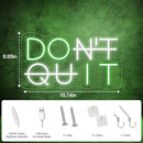 Don't Quit LED Neon Sign for Wall Decor, DO IT Neon Lights Party Decorations, USB Powered Switch LED Lights Adjustable for Office, Gym, Man Cave, Gamer Room Decor by CozyNest Decor