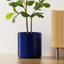 LE TAUCI 12 Inch Pots for Plants, Ceramic Large Plant Pot for Indoor Plants, Mid-Century Modern Flower Planter Pots with Drainage Hole and Removable Plug, Round Planter Pot, Sapphire Blue by CozyNest Decor