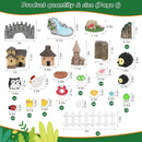 Thrilez 210 Pieces Miniature Fairy Garden Accessories, Including Resin Animals, Miniature Figurines, Micro Landscape Ornaments Kit, Fake Diorama Trees for Fairy Garden Decor by CozyNest Decor
