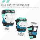 80Six Kids Multi-Sport Pad Set with Wristguards, Elbow Pads, and Knee Pads, Designed by Industry Leading Brand Triple 8 by TinyTreasures Baby Boutique