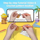 MOREJMTT Crochet Kit for Beginners Animal,Crochet Animal Kits,Crocheting Kit for Starters,Learn to Crochet with Step-by-Step Video Tutorials,Beginner Crochet Kits for Adults(Platypus) by TinyTreasures Baby Boutique