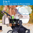 Accmor Universal Cup Holder, Stroller Cup Holder, 360° Rotatable Large Caliber Designed Bottle Holder for Stroller, Bike, Wheelchair, Walker, Scooter by TinyTreasures Baby Boutique