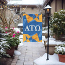 Alpha Tau Omega Licensed Flag Garden 12x19 inches Flag Banner Yard Decor Outdoor Decoration (Alpha Tau Omega