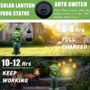 Solar Lantern Garden Statues Decor, Outdoor Frog Figurine Lights for Yard Patio Decoration - Unique Christmas Housewarming Gift for Grandma Wowen Mom by GreenHaven Gardens