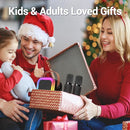 Kinglucky Mini Karaoke Machine for Kids, 2025 TOP Birthday Gifts Ideas for 3-12 Year Old Girls, Christmas Party Gifts Kids' Personal Video Players Accessories with 2 Wireless Microphones - Black by TinyTreasures Baby Boutique