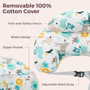 Momcozy Pioneering Safety Fence Nursing Pillow for Breastfeeding- Wider Feeding Pillows for More Support for Mom & Baby- Easier Nursing & Hand Free- Fit for All, Removable Cotton Cover by TinyTreasures Baby Boutique