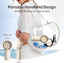 JISULIFE Handheld Portable Turbo Fan [16H Max Cooling Time], 4000mAh USB Rechargeable Personal Battery Operated Mini Small Pocket Fan with 5 Speeds for Travel/Outdoor/Vacation/Concerts - Brown by TinyTreasures Baby Boutique