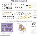 Creator Kit for VinciBot Robotic with 434+ Building Blocks & 20 Building Cases for Kids School STEM Education Class, DIY Science Experiment Kit for Kids Ages 8-12 by TinyTreasures Baby Boutique