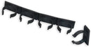 Simple Houseware 20 Spice Gripper Spice Accessories Spice Organizer- 4 Strips, Holds 20 Jars, Black by CozyNest Decor