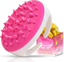 Scala Silicone Anti Cellulite Massager, Body Shower Scrubber, Cellulite Remover - Improve Circulation, Distribute Fat Deposits, Body Massager, Exfoliator, Fat Roller Use with Creams and Oils - Pink by CozyNest Decor
