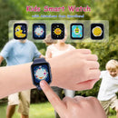 Goodatech 1.69'' Kids Smart Watch 4-12 Years Boys Girls, 26 Puzzle Games,HD Camera,Video Music Player,Pedometer,Flashlight,Alarm Clock,Learn Card,Audio Book,Smartwatch for Children Gifts (Blue) by TinyTreasures Baby Boutique