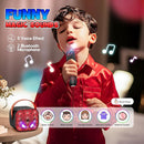Cool Mini Karaoke Machine Toys: Kids Toys Birthday Gifts Age 3-12+ LED Portable Bluetooth Speaker with 2 Wireless Microphone Gift Toy for 4 5 6 7 8 9 Years Old Girls Boys Kid Adults by TinyTreasures Baby Boutique
