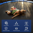 Trampoline Spring Cover, 10ft/12ft/14ft/15ft/16ft Trampoline Replacement Safety Pad, Waterproof Trampoline Accessories Pad for Round Frame by TinyTreasures Baby Boutique