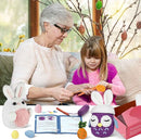 yhwsymgmho Crochet Kit for Beginners:2pcs Animals Crochet Starter Kits with Step-by-Step Video Tutorials,Easy Knitting Set for Adults Kids,DIY Crocheting Doll Gift(Bunny and owl) by TinyTreasures Baby Boutique
