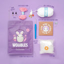 The Woobles Crochet Kit for Beginners - Easy Arts and Crafts Knitting & Crochet Animals Kit As Seen On Shark Tank - JoJo The Bunny by TinyTreasures Baby Boutique