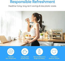 Brio Bottom Loading Water Cooler Dispenser for 5 Gallon Bottles - 3 Temperatures with Hot, Room & Cold Spouts, Child Safety Lock, LED Display with Empty Bottle Alert, Stainless Steel by CozyNest Decor