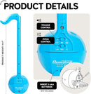 Otamatone Japanese Electronic Musical Instrument Portable Music Synthesizer from Japan by Maywa Denki Studio, Award Winning, Educational Fun Gift for Children, Teens & Adults - Blue by TinyTreasures Baby Boutique