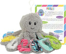 Mini Sensory Octopus Plush Toy, Travel-Size Fidget Plush for Special Needs and Sensory Fun by TinyTreasures Baby Boutique