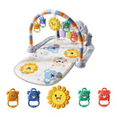 Alive Lovely Baby Gyms Play Mats, Musical Activity Center Baby Piano Gym Mat, Music and Lights Tummy Time Padded Mat for Newborn Newborn 0 to 3 6 9 12 Months by TinyTreasures Baby Boutique
