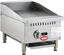 Kratos 29Y-176 15" Commercial Restaurant Gas Countertop Griddle, Manual Controls, 1 Burner, 30,000 BTU Output by GreenHaven Gardens