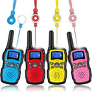 Wishouse Walkie Talkies for Kids Adults Long Range,Xmas Birthday Gift for 4 5 6 7 8 9 10 Year Old Boys Girls,Hiking Camping Gear Toys with Lamp,Lanyards,VOX,Easy to Use,4 Pack(No Battery No Charger) by TinyTreasures Baby Boutique