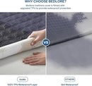 2 Pack Waterproof Mattress Protector, Queen Size Mattress Pad Noiseless with Deep Pocket Fitted for 6"-18", Soft Breathable Dirt-Proof Bed Mattress Cover Washable for Home, Bedroom, Hotel (Navy Blue) by TinyTreasures Baby Boutique