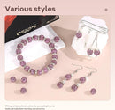200pcs 10mm Rhinestone Beads for Jewelry Making, Light Purple Shiny Round Disco Beads Bulk, Sparkle Crystal Clay Christmas for Bracelet Baseball Necklace Earring Crafting and DIY by TinyTreasures Baby Boutique