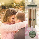 ASTARIN Personalized 20th 50th Anniversary Wind Chime, Happy Anniversary Wedding Valentine's Day Gift for Wife Husband Men Women Sister, Golden Keepsake Decorations for Parents Couples by CozyNest Decor