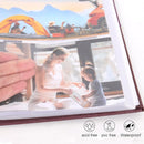 RECUTMS Photo Album with Writing Space 4x6 300 Pockets Photo Book,Leather Cover Picture Album with Memo Areas for Wedding Anniversary Family Baby Couple Valentines Graduation Travel (Purple) by TinyTreasures Baby Boutique