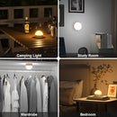 Kintion Night Light, Dimmable 8 Color Portable LED Night Light, 1800mAh Rechargeable Nursery Light Lamp, Soft Eye Caring Warm White, White, Red, Blue, Green Color Lighting for Sleep Aid (Brown, 1pcs) by TinyTreasures Baby Boutique