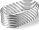 Land Guard Galvanized Planter Raised Beds, 631.99ft Keyhole Raised Garden Bed by CozyNest Decor