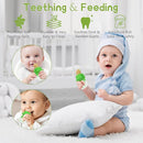 WAJIAYON Baby Fruit Feeder Pacifier | Infant Food Feeder Pacifier & Food Dispensing Spoon | Fresh Fruit Teethers for Babies | Silicone Feeder Baby,Mesh teethers for Babies Gifts for Boys and Girls by TinyTreasures Baby Boutique