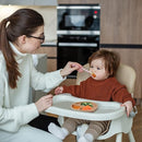 Toddler Plates 3 Pack, Divided Suction Plates for Baby, 100% Food Grade Silicone Baby Plates, Non-Slip, Baby Led Weaning Supplies, Microwave & Dishwasher Safe by TinyTreasures Baby Boutique