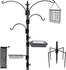 yosager Premium Bird Feeding Station Kit, 90" x 23" Birds Feeder Pole, Planter Hanger, Multi Feeder Hanging Kit with Metal Suet and Bath for Bird Watching, Attracting Wild Birds by GreenHaven Gardens