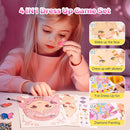 4 in 1 Princess Art Craft Kits, Foil Crafts Art Fun & Gem Painting, Makeup Diamond DIY Activity, Dress Up Sticker Books,Travel Toys, Ideal Toys for Girls Ages 6 7 8+ Years Old by TinyTreasures Baby Boutique