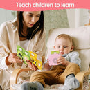 Toddler Girl Toys Talking Flash Cards, 296 Sight Words Speech Therapy Autism Learning, Montessori Educational Toys 1 2 3 4 5 Years, Gifts for Girls with Clear Sound & Thick Cards by TinyTreasures Baby Boutique