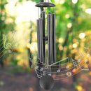 ASTARIN Wind Chimes Outdoor, 45-Inch Memorial Wind Chimes with 6 Heavy Tubes, Unique Outdoor Decor, Sympathy Gifts, Black Grey by CozyNest Decor