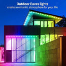 200ft Permanent Outdoor Lights,RGB Eaves Light with App Control Remote,DIY IP67 Waterproof Under Eave Lighting,Outside led Lights for Christmas,Garden,House Decorations by GreenHaven Gardens