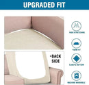 H.VERSAILTEX Super Stretch Individual Chaise Cover Sectional Couch Covers for L Shaped Sofa Both Left/Right Featuring Thick Jacquard Textured Twill Fabric (1 Piece Chaise Cover Large, Natural) by CozyNest Decor