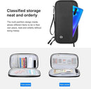 Passport Holder Family RFID Blocking Passport Wallet, RFID Travel Document Organizer for Women Waterproof Passport Wallet, Men Portable Case for Cards Credit Cards with Lanyard (Black-Medium) by TinyTreasures Baby Boutique