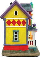 Clown Halloween Village | Spooky Town Collection Accessories Figurines on House | Porcelain with Multi-Color LED | 8.86 Inch by CozyNest Decor