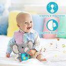 Aitbay Plush Elephant Music Baby Toys 0 to 6 Months, Cute Stuffed Animal Light Up Baby Toys Newborn Baby Musical Toys for Infant Babies Boys & Girls Toddlers 6 to 12 Months by TinyTreasures Baby Boutique