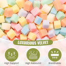 4FT Bean Bag Chair: Bean Bag with Velvet Cover, Fluffy and Comfy Bean Bag Chairs for Adults and Kids, Bean Bag Sofa Filled with High-Density Sponge for Gaming (Mint Green) by CozyNest Decor
