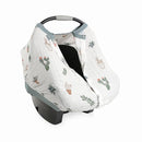 Little Unicorn Breathable Car Seat Canopy | Magnetic Closure Cover & Universal Fit | Protection & Privacy for Baby (Prickle Pots) by TinyTreasures Baby Boutique
