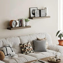 BAMEOS Floating Shelf, 24x6 Wall Shelf,Decor Wall Mounted Shelves,Hanging Shelf Set for Bathroom Kitchen Living,Kitchen,Room Bedroom Storage by CozyNest Decor