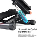 Sunny Health & Fitness Mini Stepper for Exercise at Home, Stair Step Workout Machine with Resistance Band and Over 300lb Weight Capacity, Optional Twist Motion and Free SunnyFit App Connection by CozyNest Decor