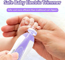 Baby Nail Trimmer Electric, 6 in 1 Rechargeable Baby Nail Clippers Manicure Set Grooming Kit for Toddler Infant or Adults (Purple) by TinyTreasures Baby Boutique