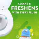 Scrubbing Bubbles Fresh Gel Toilet Bowl Cleaning Stamps, Helps Keep Toilet Clean and Helps Prevent Limescale & Rings, Rainshower Scent, 1 Dispenser with 24 Fresh Gel Stamps by CozyNest Decor